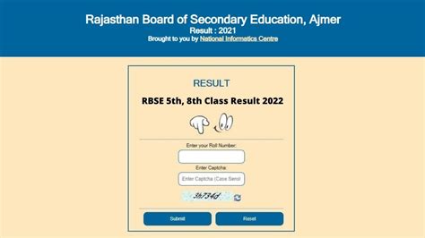 rbse class 5 result 2022.